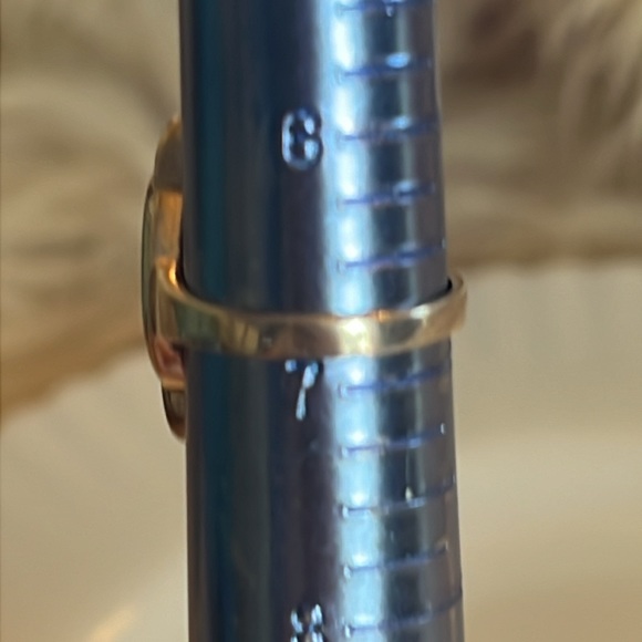 Vintage Sterling Silver & Abalone Ring - Picture 5 of 7